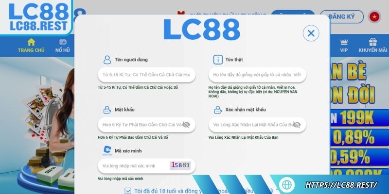 Truy cập đúng địa chỉ