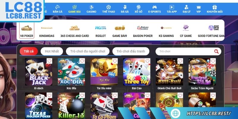 Giới thiệu game bài LC88