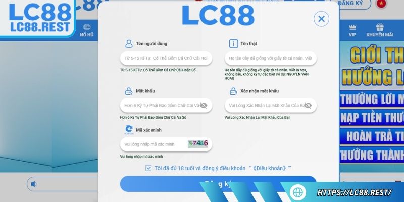 Tạo tài khoản thành viên