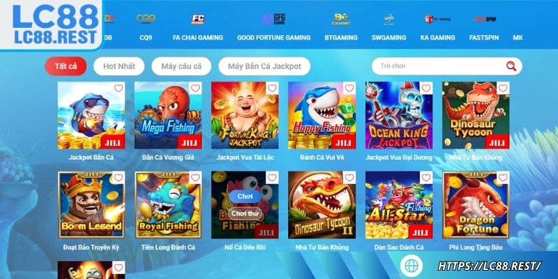 Bắn cá đổi thưởng